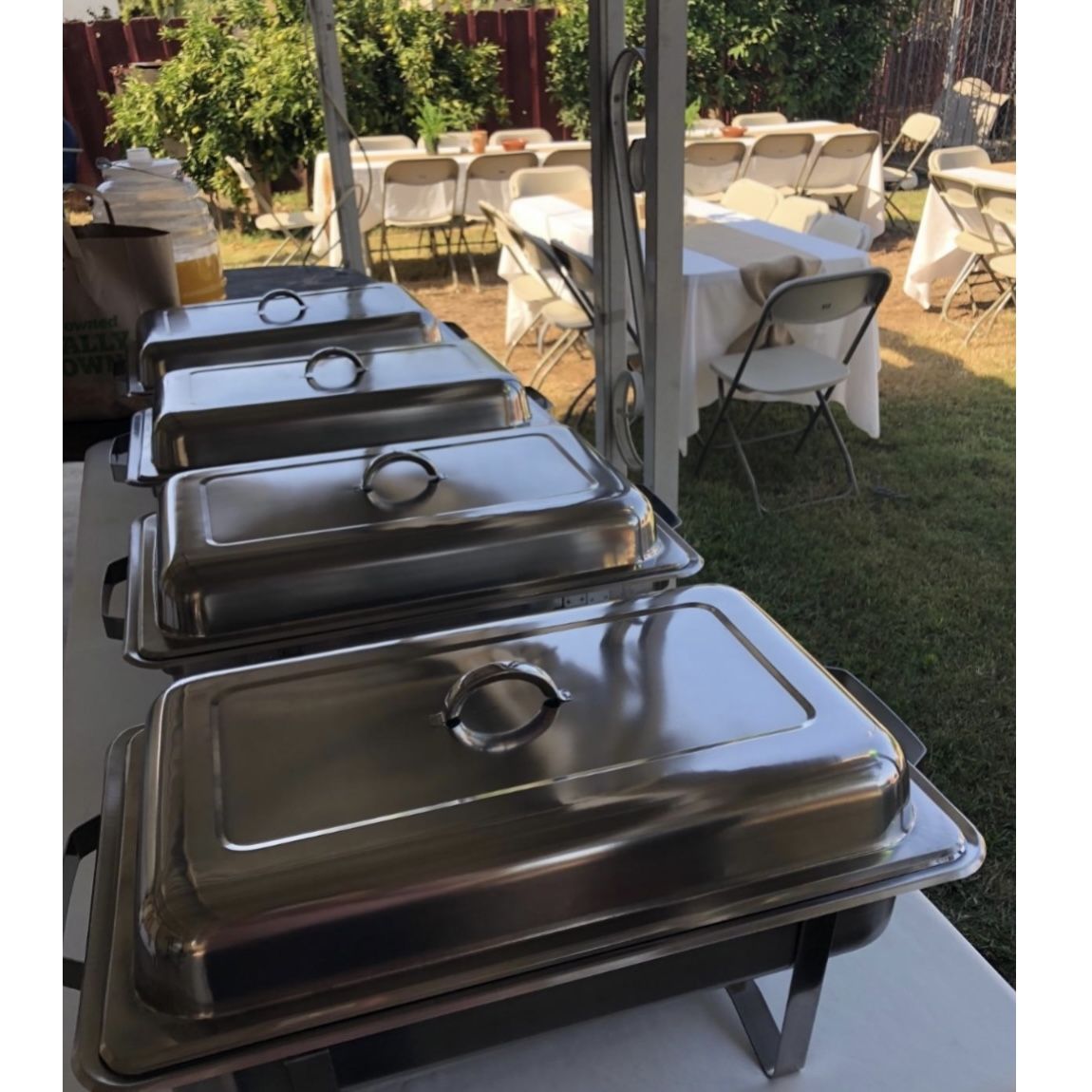 4 Pack 10 Quarts Chafing Dish