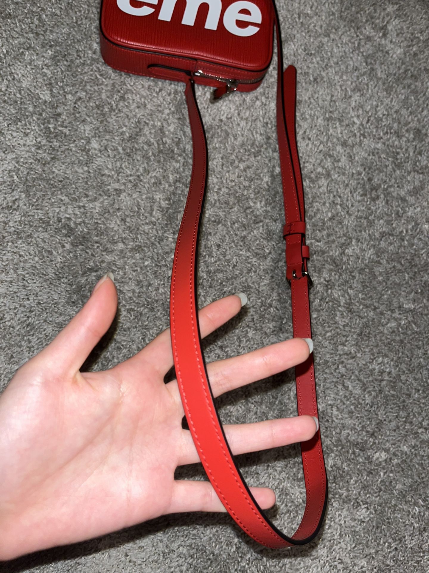 Louis Vuitton Red Epi Leather Danube PPM Bag