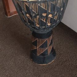 Wood Drum -Check My Page For More Decor 