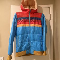 Vintage JC Fashion Insulated Colorblock Windbreaker, Men’s Medium
