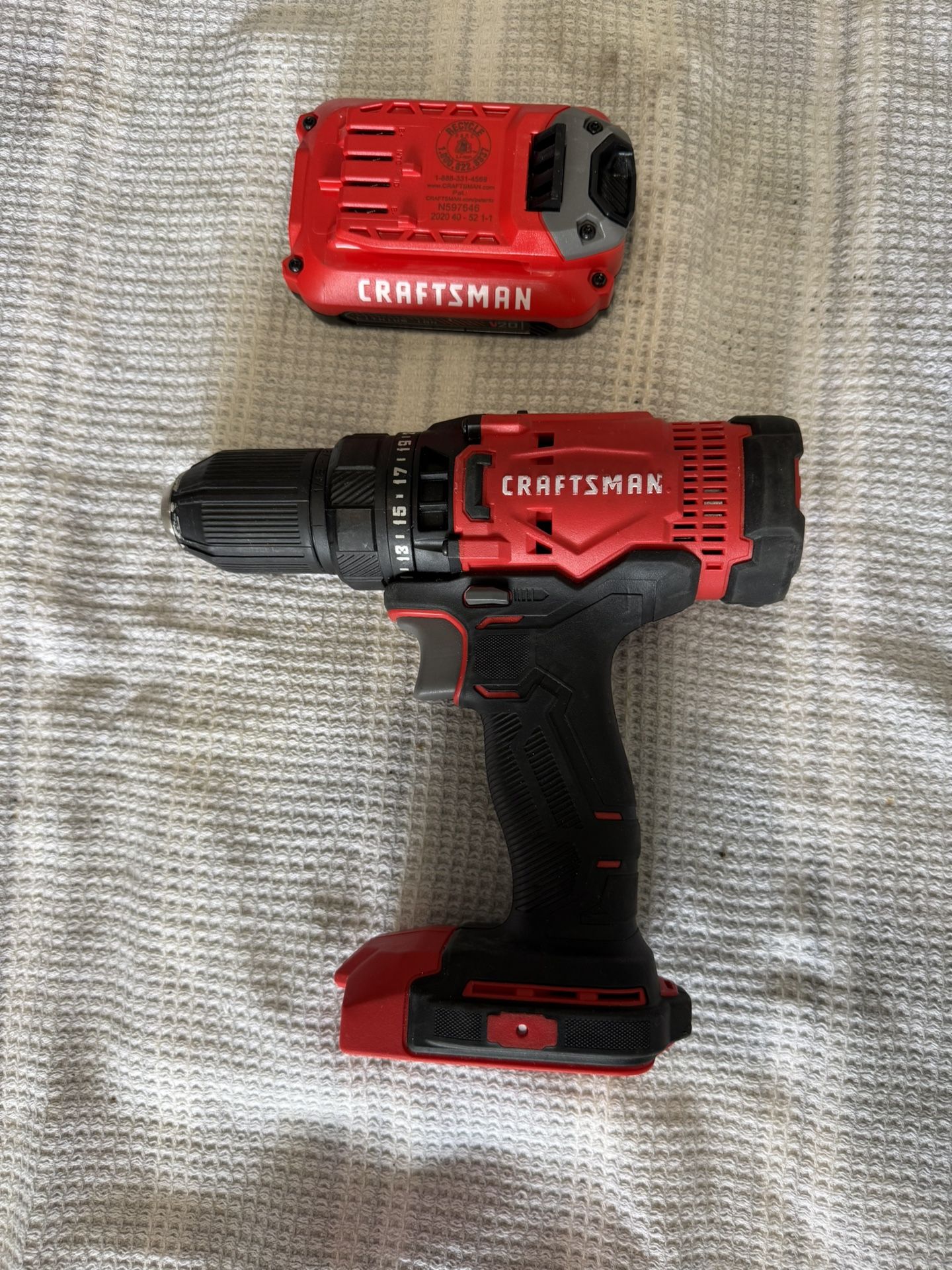 Craftsman Drill With Battery (no Charger)