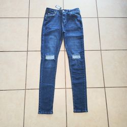 Mens Denim Stretch Skinny Jeans