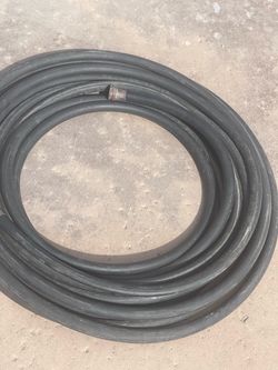 ESTATE SALE - Premium 5/8 in. Dia x 50 ft. Commercial Grade Rubber Black Water Hose