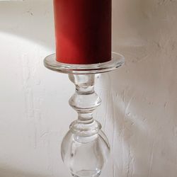 Glass Candle Holder For Pillar Candles
