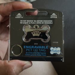 FIDO Engravable  Pet Id Tag