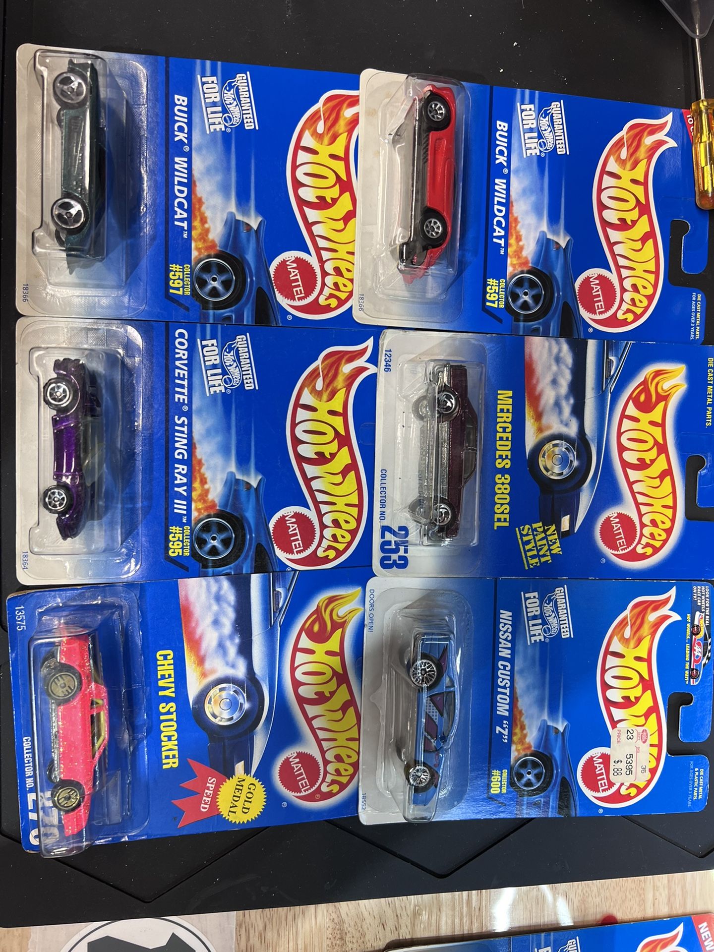 Hot Wheels Buick Wildcat Corvette Sting Ray Vmchevy Mercedes Nissan Z