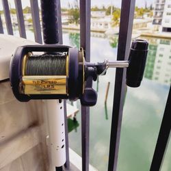 Shimano 50 2 speed Rod and reel.