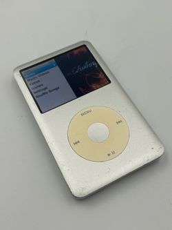 Apple iPod Classic 80GB Silver 6th Generation - Tested - Working Well