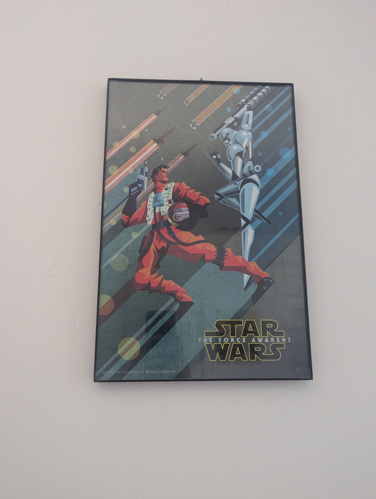 Star wars framed posters