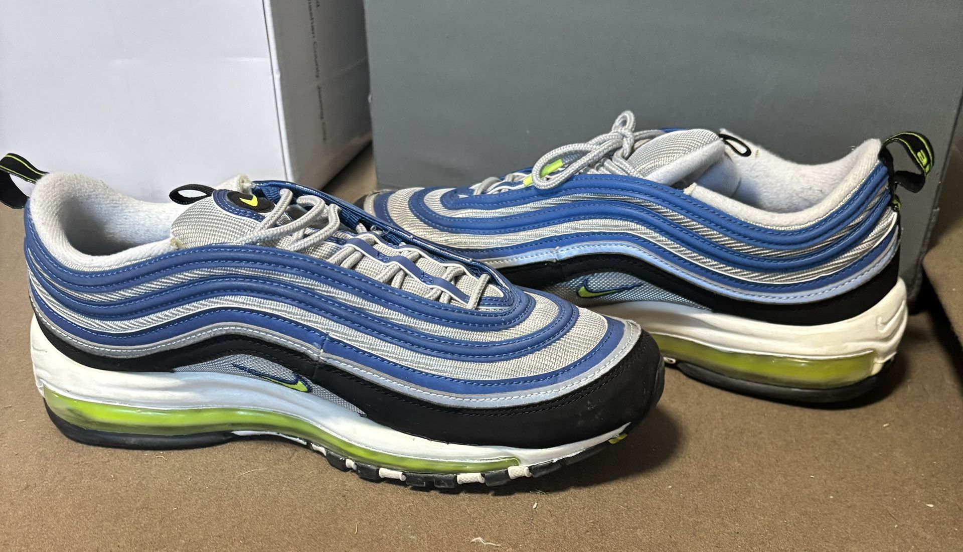 Nike Air Max 97 Atlantic Blue Volt Size 10