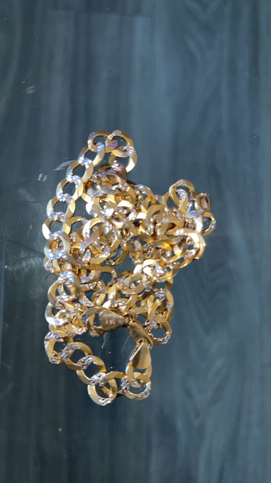 14K Solid Gold Chain 24”