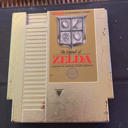 Legend Of Zelda Original First Print Golden 