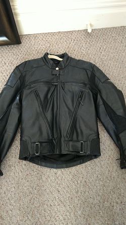 Armored Motorcycle Leather Jacket