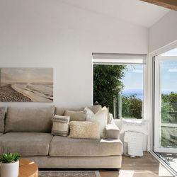 Beautiful Gray Couch w/attached Lounge Chair