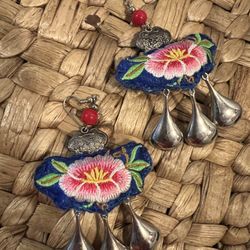 Exotic and exaggerated earring handmade