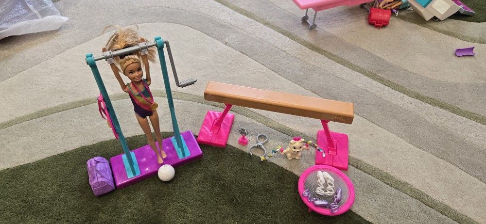 Barbie Gymnastics Set
