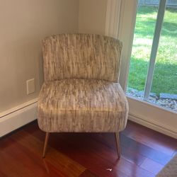 Modern Abstract Accent Chair 