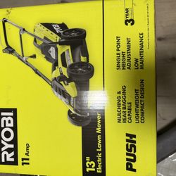 Ryobi 13” Electric Lawn Mover 