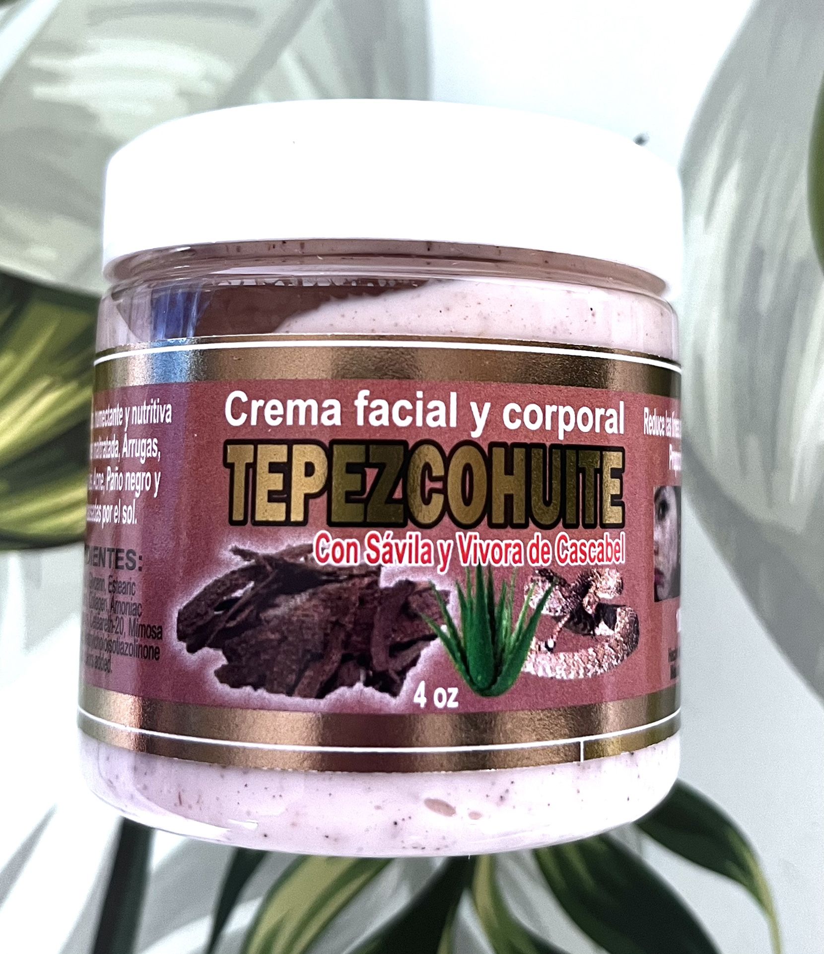 TEPEZCOHUITE CREMA FACIAL Y CORPORAL