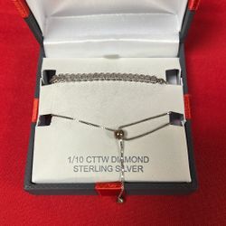 Brand New Sterling Silver Bolo Bracelet