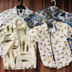 5 Aloha Shirts (boy Size 10-12)