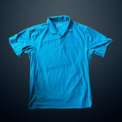 Turquoise Nike Golf Size Large - Starr Pass Polo 