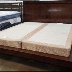 Wood king size Bed Frame 