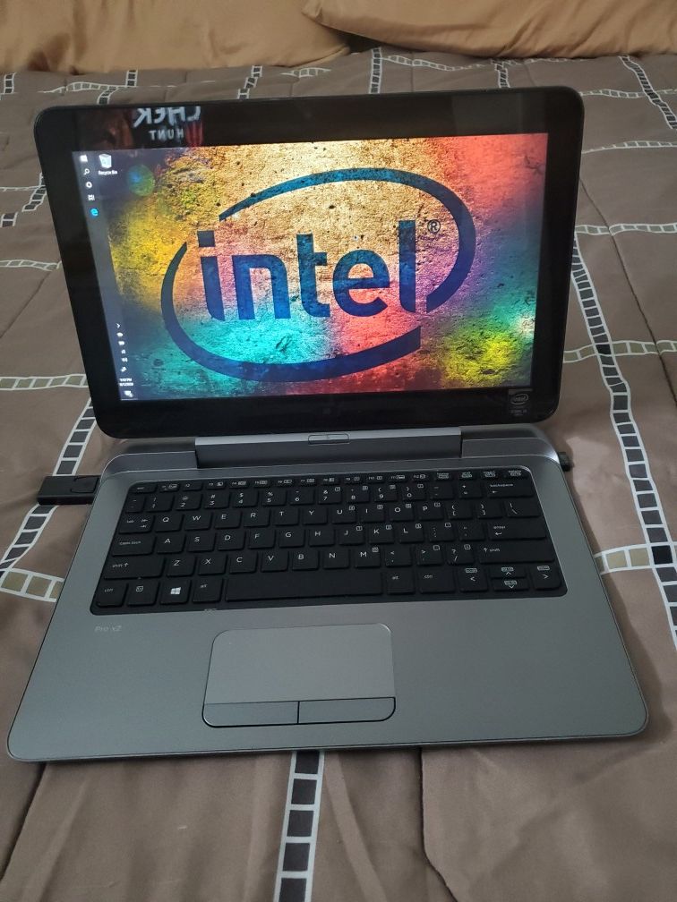 HP 2 in 1 laptop tablet