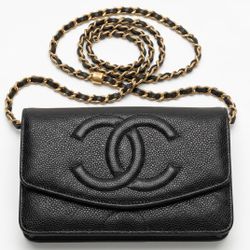 Authentic Chanel Classic Woc Lambskin