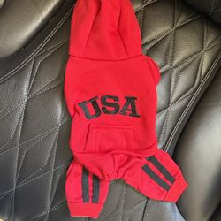 New Red Hoodie For Puppy 