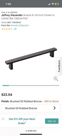 Cabinet Pulls/Knobs