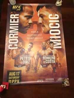 UFC 241 Daniel Cormier vs. Stipe Miocic 2 event poster