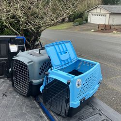 Small Dog Cat Rabbit Bunny Kennel Crate Carrier Like New 24" L by 14” W by 14” H $25 Each