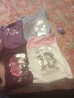 10 shirts brand new tags still on 30 dollars girls size 4t 5