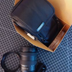 Sony FE 16-35mm f2.8 GM Lens for EF mirrorless cameras.
