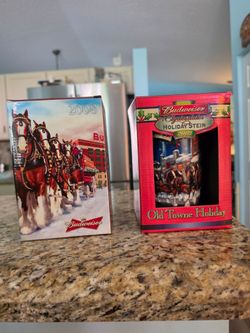 Budwiser Beer Steins