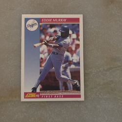 Eddie Murray 1992 Score Baseball Card