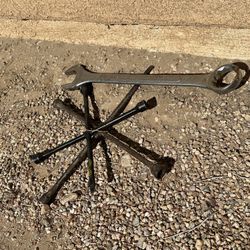 Lug Wrenches And Big Wrench Decoration