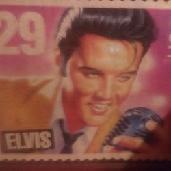 Elvis Puzzle, Stamp, Framed. $50obo