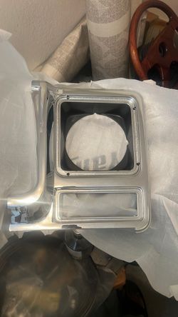 Chrome Headlight Bezel Housing Assembly