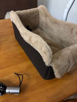 Pet Car Seat Booster with Plush Interior