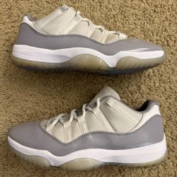 Size 10 (Pre owned, no box) - Air jordan 11 retro cement grey 