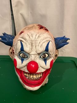 Creepy Clown Halloween Latex Mask NEW