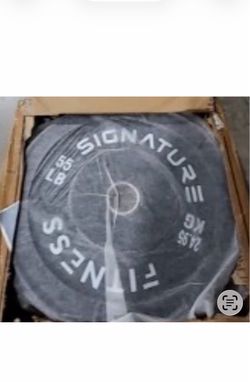 55lb Bumper Plate , Single