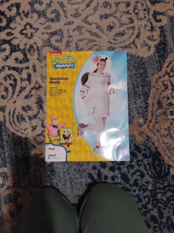 SpongeBob SquarePants Sandy Adult Costume Size Small/Medium