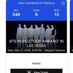 BTS Tickets 