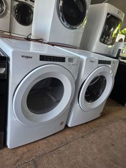 Whirlpool front load Washer and dryer set 🔹️ both works good