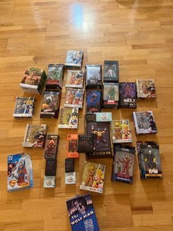 Large Lot of Action Figures in Box