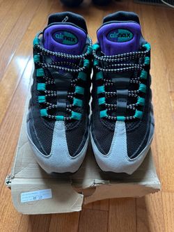 Nike Air Max 95 Alternate Grape 2013 Neutral Grey/Purple SZ 10