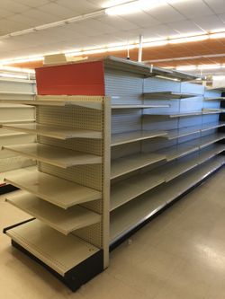 Retail gondola shelving